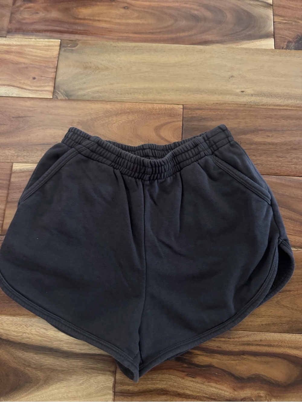 Urban Renewal Casual Black High-Waist Lounge Shorts